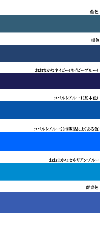 青色種類 New North 青色種類 New North